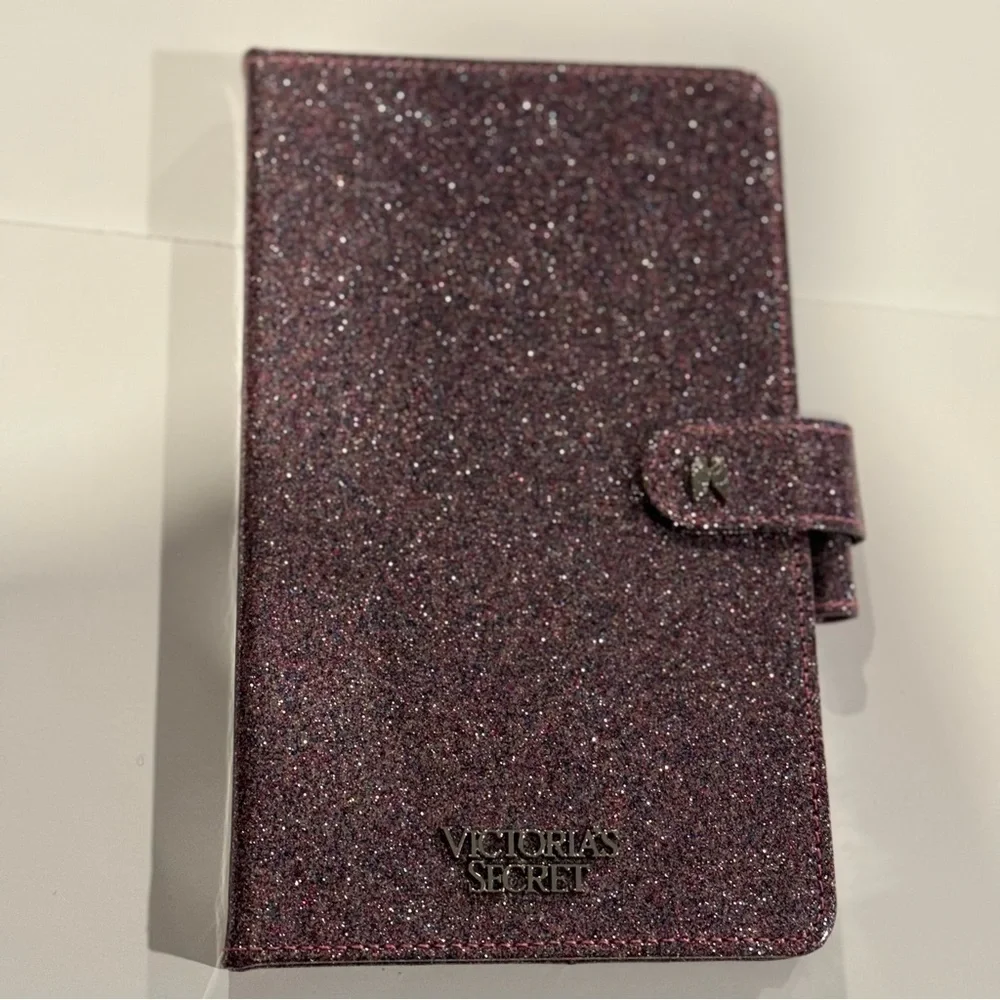 VICTORIA'S SECRET ANGEL WING PURPLE GLITTER JOURNAL NOTEBOOK No Pen